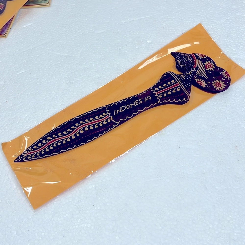 WOOD LETTER OPENER CRAFT INDONESIA SOUVENIR 🌹